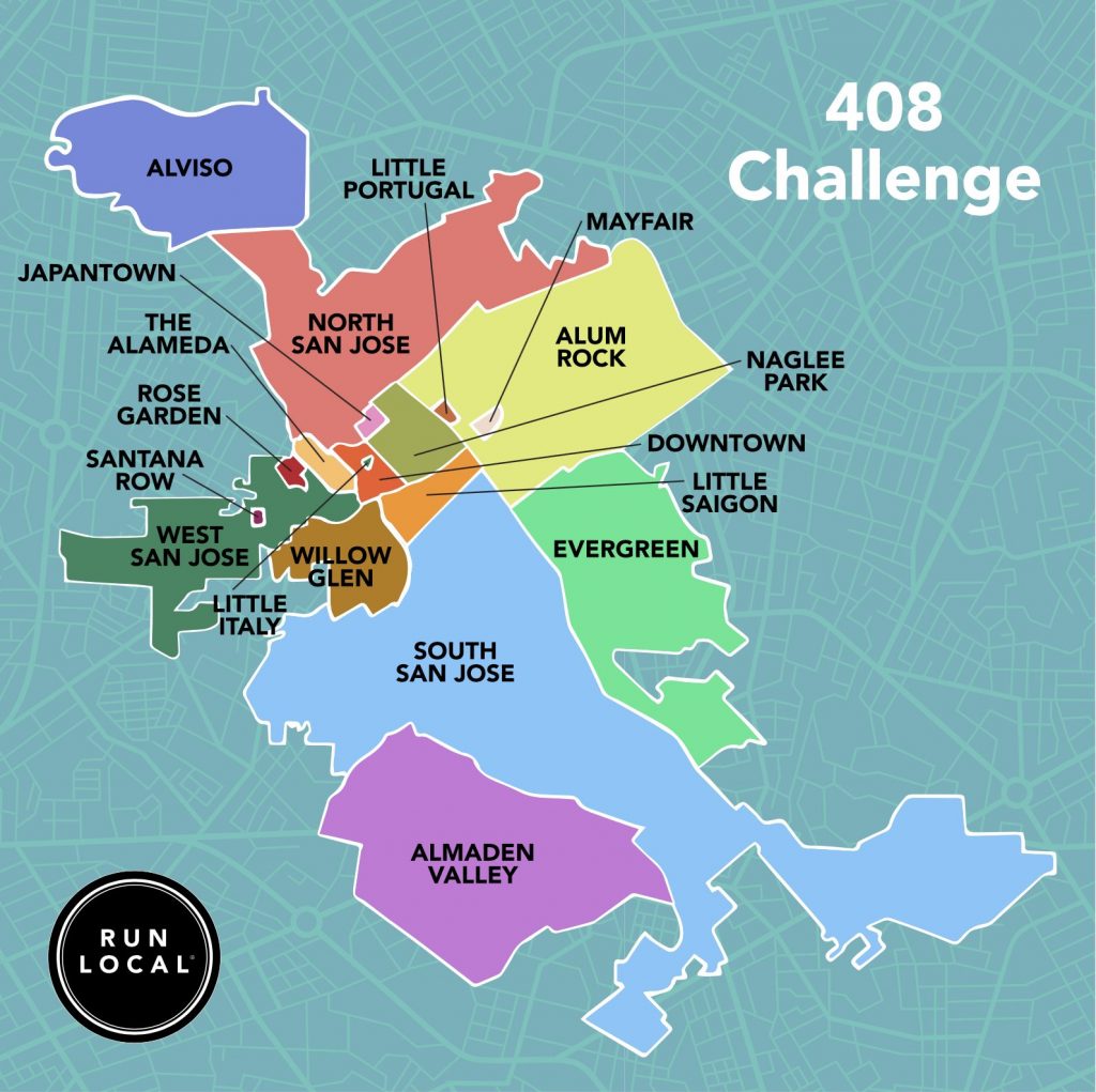 the 408km challenge map